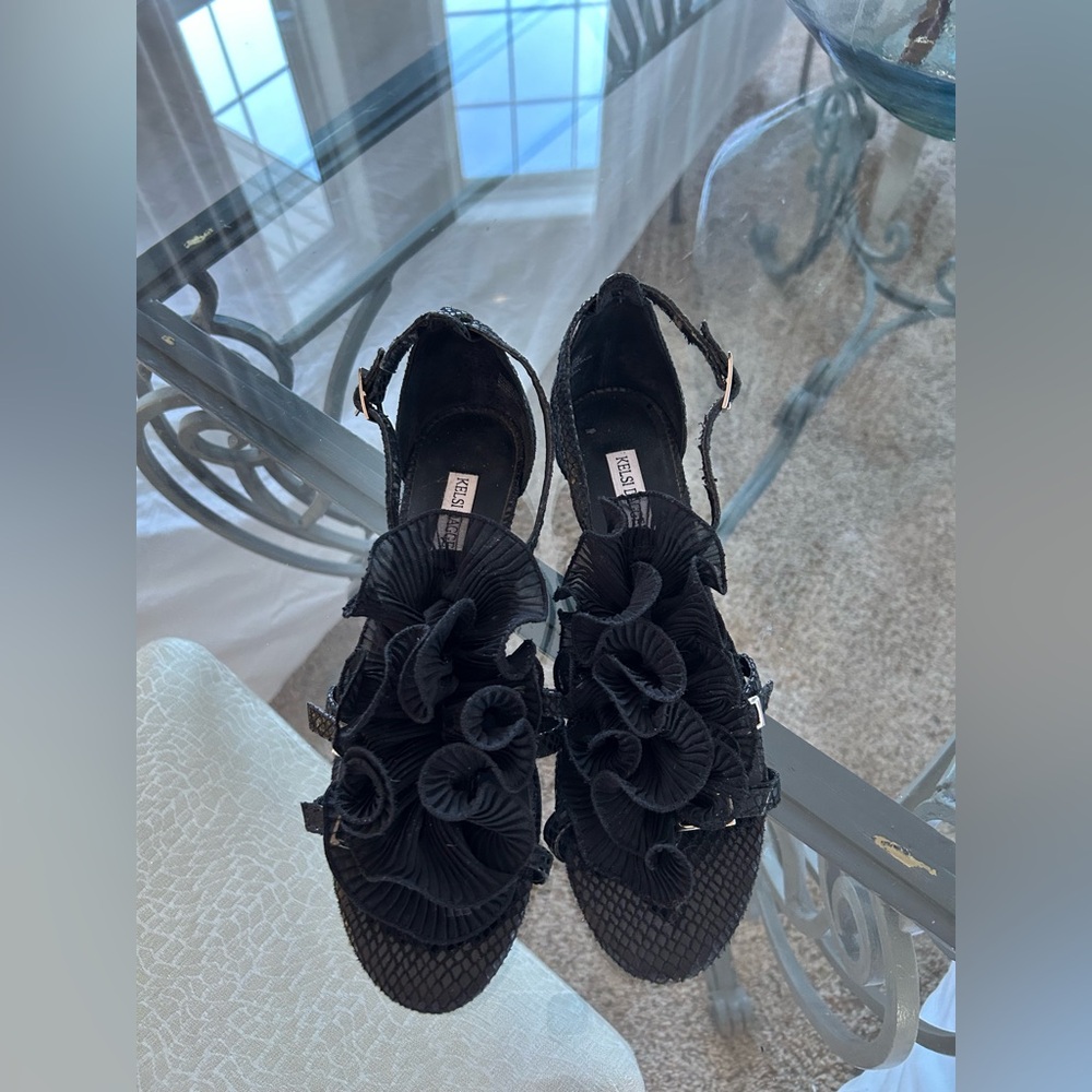 Kelsi Dagger ruffle sandals